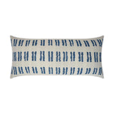 Outdoor Saybrook Lumbar Pillow - Blue Outdoor Pillows LOOMLAN By D.V. Kap