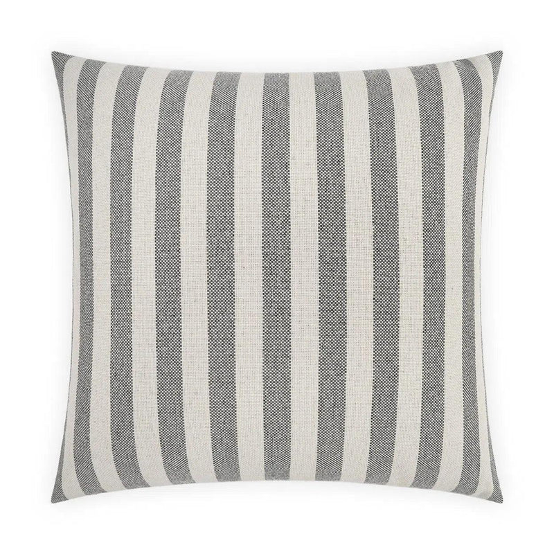 Outdoor Seaport Pillow - Grey Outdoor Pillows LOOMLAN By D.V. Kap