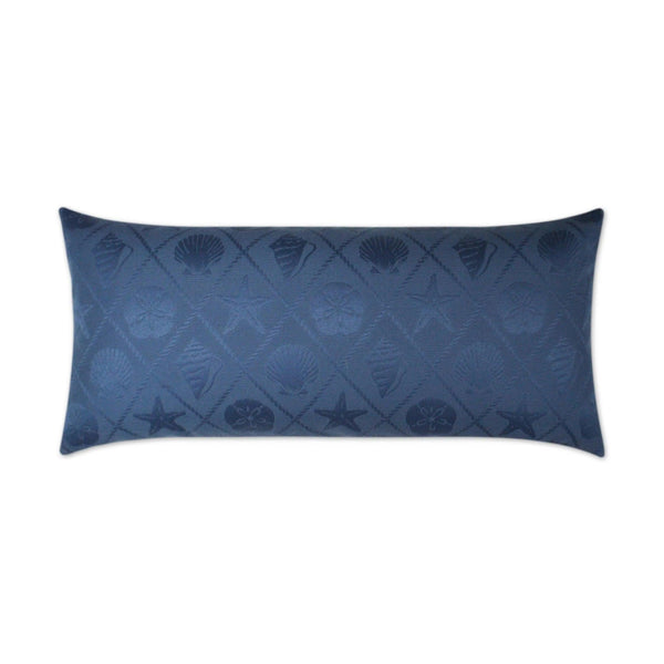 Outdoor Shell Trellis Lumbar Pillow Outdoor Pillows LOOMLAN By D.V. Kap