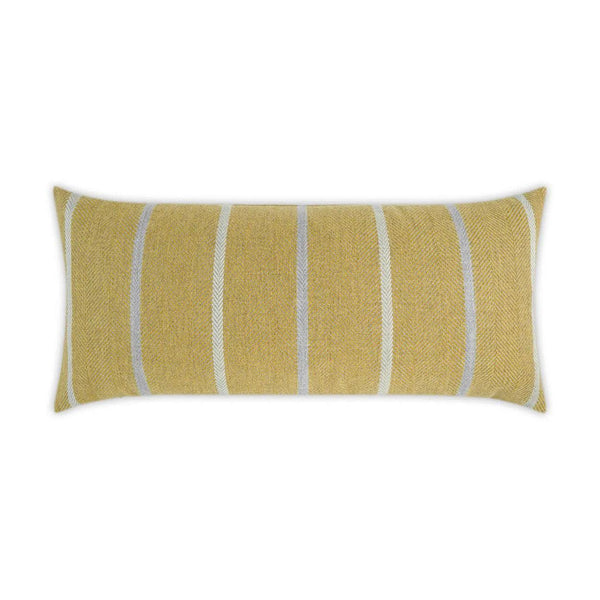 Outdoor Sterling Lumbar Pillow - Saffron Outdoor Pillows LOOMLAN By D.V. Kap