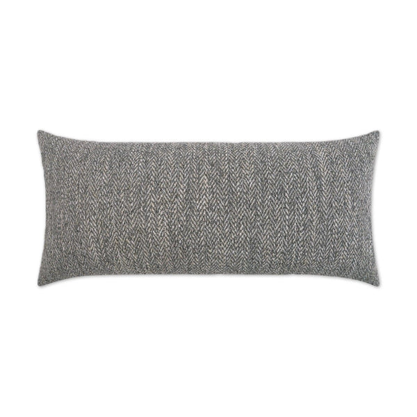 Outdoor Stratford Lumbar Pillow - Grey Outdoor Pillows LOOMLAN By D.V. Kap