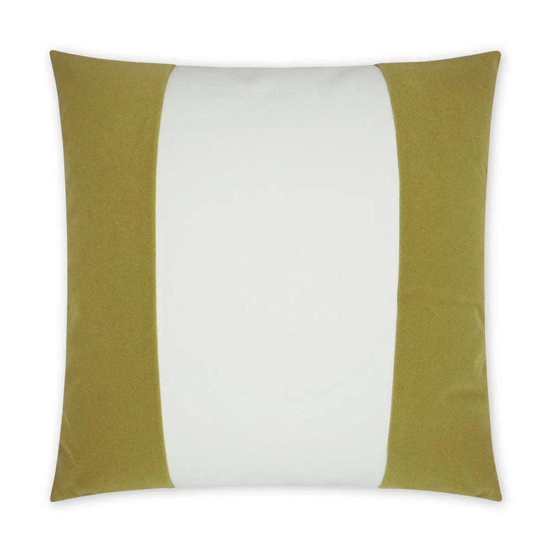 Outdoor Sundance Band Pillow - Leaf Outdoor Pillows LOOMLAN By D.V. Kap