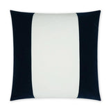 Outdoor Sundance Band Pillow - Navy Outdoor Pillows LOOMLAN By D.V. Kap