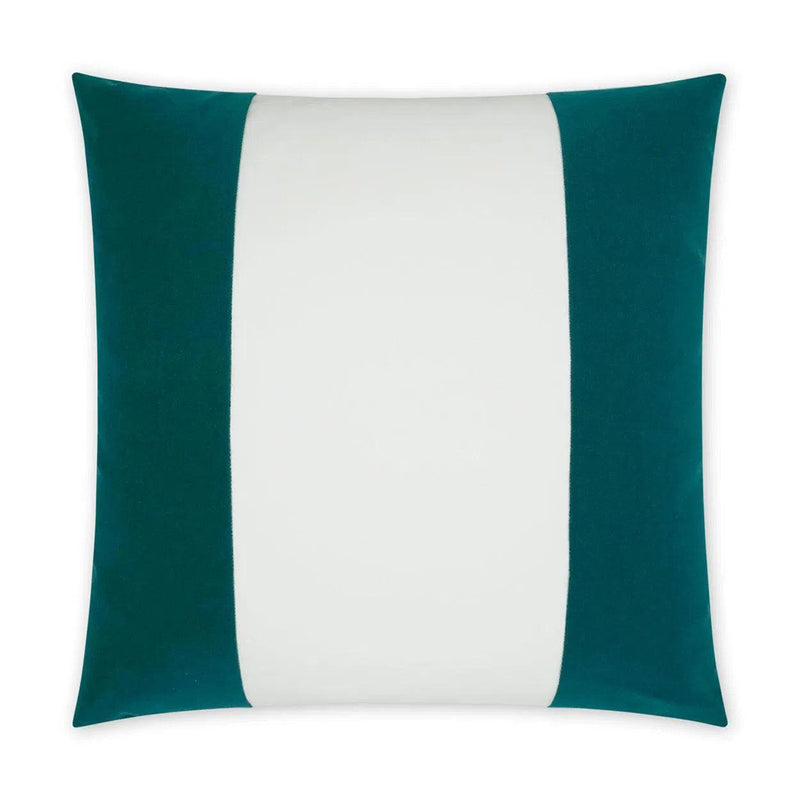 Outdoor Sundance Band Pillow - Peacock Outdoor Pillows LOOMLAN By D.V. Kap