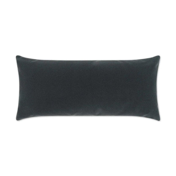 Outdoor Sundance Duo Lumbar Pillow - Charcoal Outdoor Pillows LOOMLAN By D.V. Kap