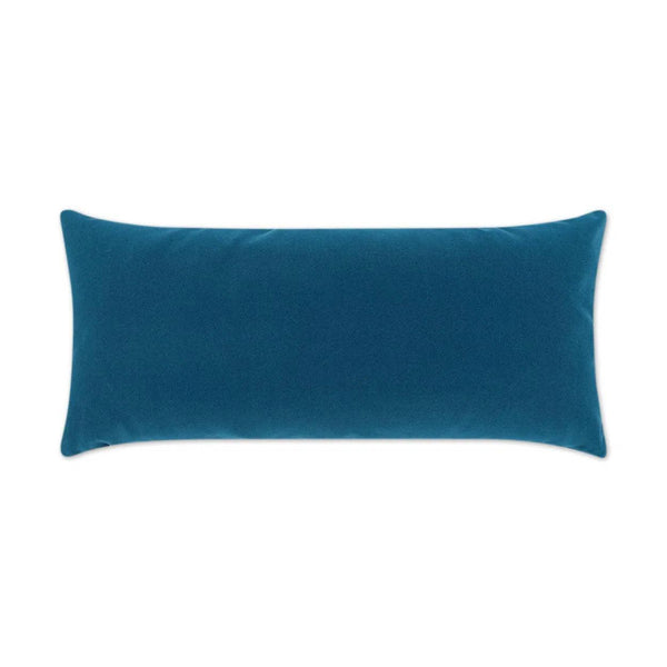 Outdoor Sundance Lumbar Pillow - Peacock Outdoor Pillows LOOMLAN By D.V. Kap