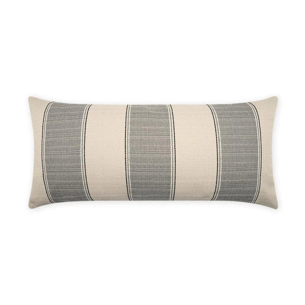 Outdoor Tampa Lumbar Pillow - Linen Outdoor Pillows LOOMLAN By D.V. Kap