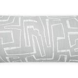 Outdoor Theon Lumbar Pillow - Grey Outdoor Pillows LOOMLAN By D.V. Kap