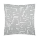 Outdoor Theon Pillow - Grey Outdoor Pillows LOOMLAN By D.V. Kap