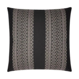 Outdoor Upton Pillow - Black Outdoor Pillows LOOMLAN By D.V. Kap