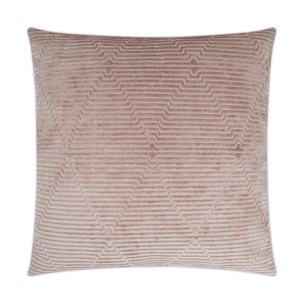 Outline Blush Pink Throw Pillow With Insert Throw Pillows LOOMLAN By D.V. Kap