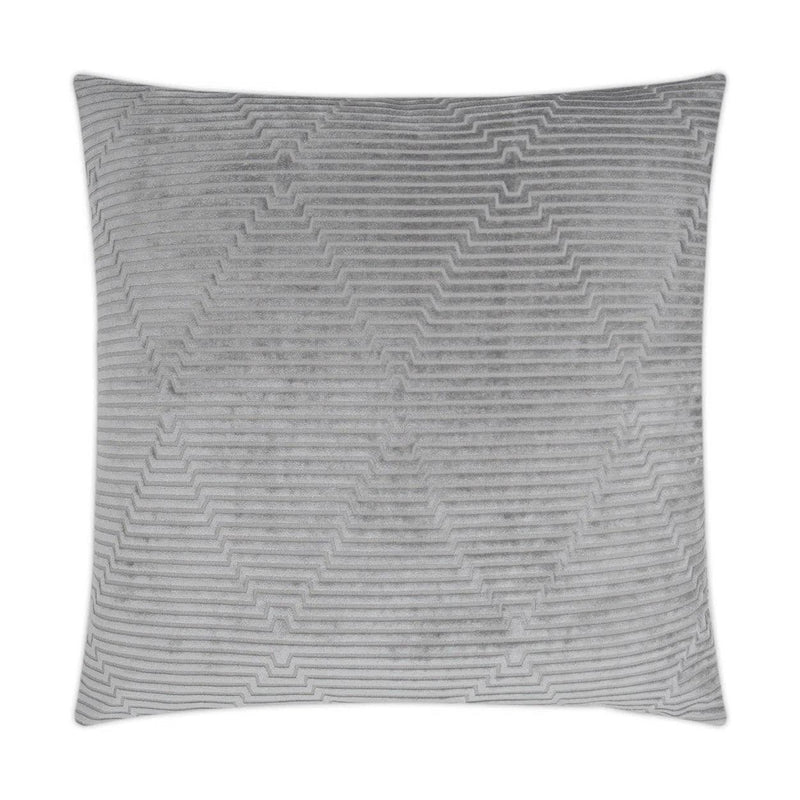 Outline Grey Grey Throw Pillow With Insert Throw Pillows LOOMLAN By D.V. Kap