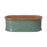 Oval Window Box Ceramic Planter Outdoor Planters LOOMLAN By Emissary