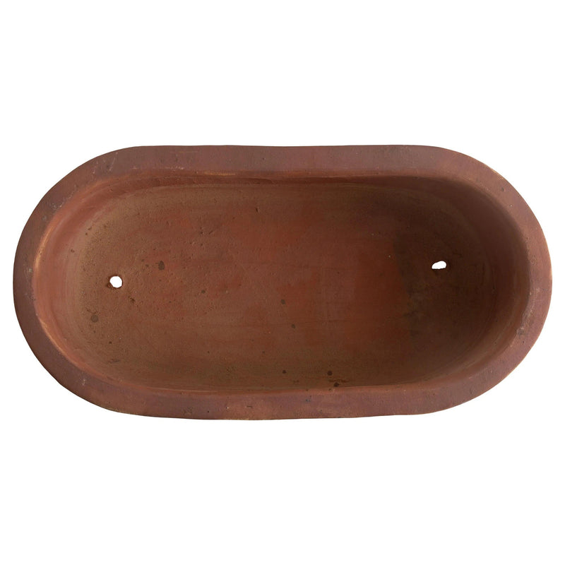 Oval Window Box Ceramic Planter Outdoor Planters LOOMLAN By Emissary