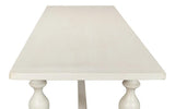 Owen Antique White Dining Table Seats 8 Reclaimed Wood Dining Tables LOOMLAN By Sarreid