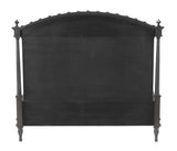 Owen Black Wooden Bed Frame Beds LOOMLAN By Noir