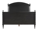 Owen Black Wooden Bed Frame Beds LOOMLAN By Noir