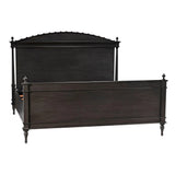 Owen Black Wooden Bed Frame Beds LOOMLAN By Noir