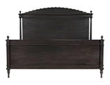 Owen Black Wooden Bed Frame Beds LOOMLAN By Noir