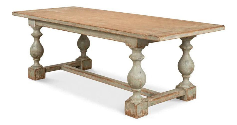 Owen Sage Dining Table Seats 8 Reclaimed Wood Dining Tables LOOMLAN By Sarreid