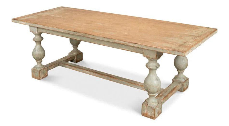 Owen Sage Dining Table Seats 8 Reclaimed Wood Dining Tables LOOMLAN By Sarreid