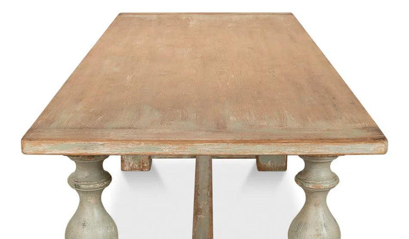 Owen Sage Dining Table Seats 8 Reclaimed Wood Dining Tables LOOMLAN By Sarreid