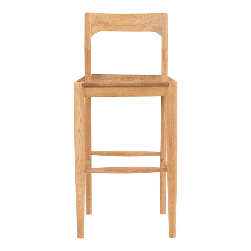 Owing Wood Barstool Bar Stools LOOMLAN By Moe's Home