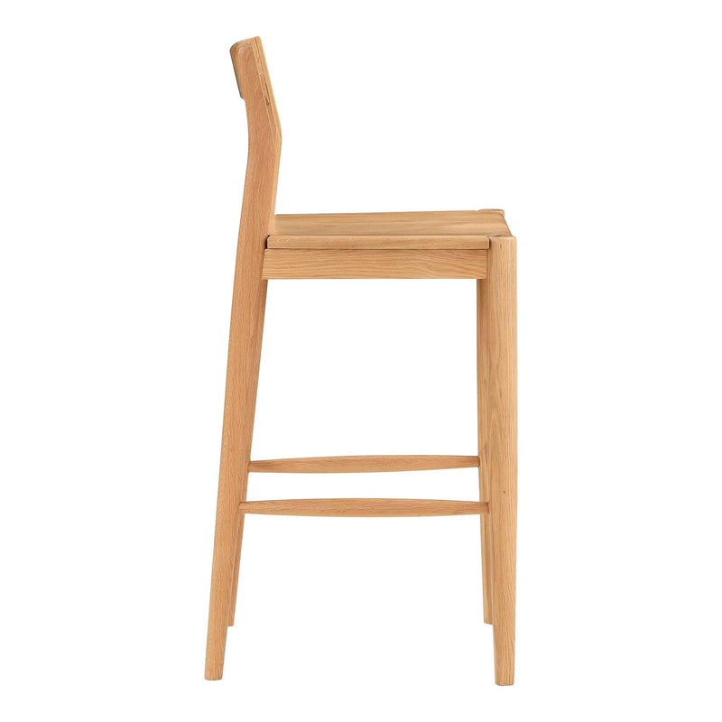 Owing Wood Barstool Bar Stools LOOMLAN By Moe's Home