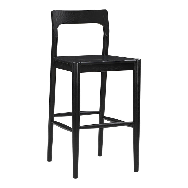 Owing Wood Barstool Bar Stools LOOMLAN By Moe's Home