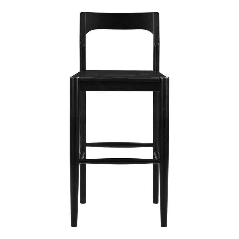 Owing Wood Barstool Bar Stools LOOMLAN By Moe's Home