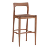 Owing Wood Barstool Bar Stools LOOMLAN By Moe's Home