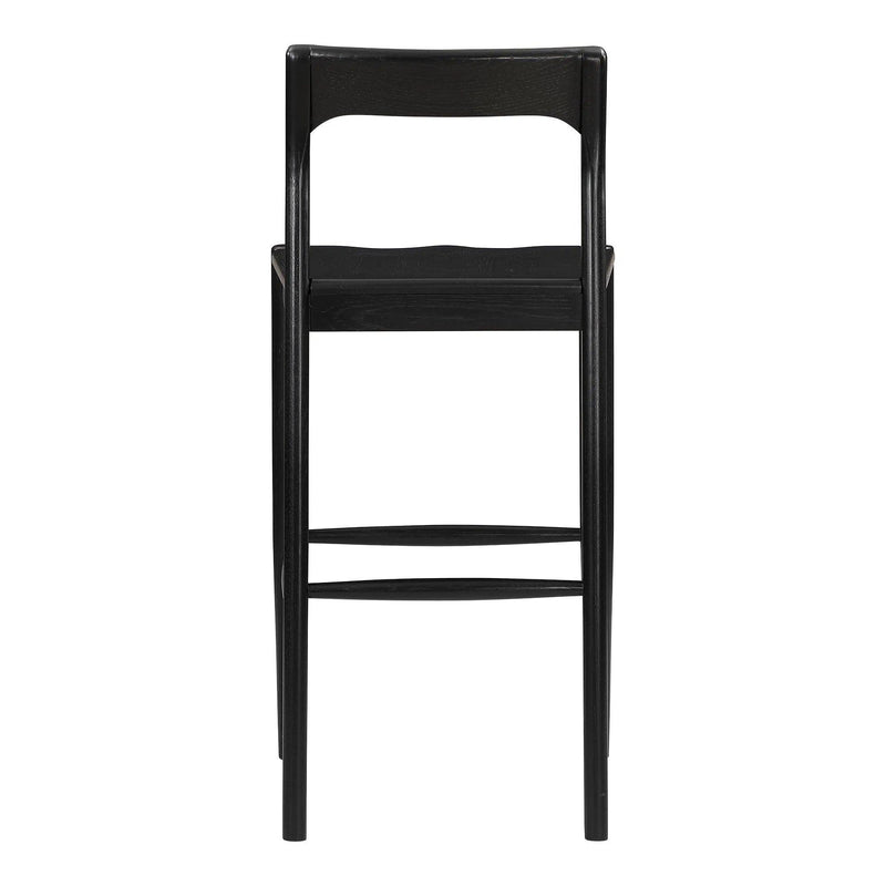 Owing Wood Barstool Bar Stools LOOMLAN By Moe's Home