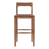 Owing Wood Barstool Bar Stools LOOMLAN By Moe's Home