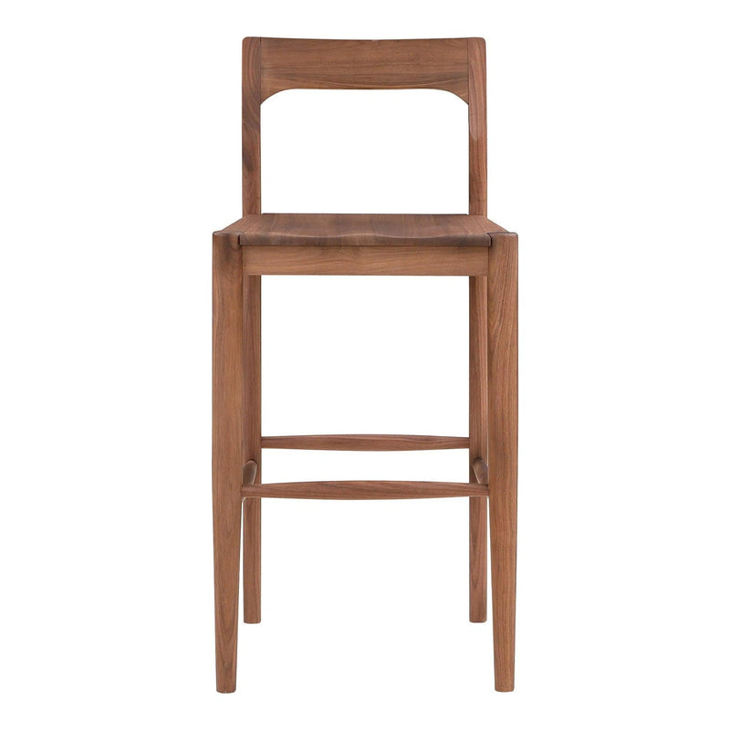 Owing Wood Barstool Bar Stools LOOMLAN By Moe's Home