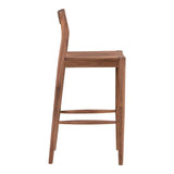 Owing Wood Barstool Bar Stools LOOMLAN By Moe's Home