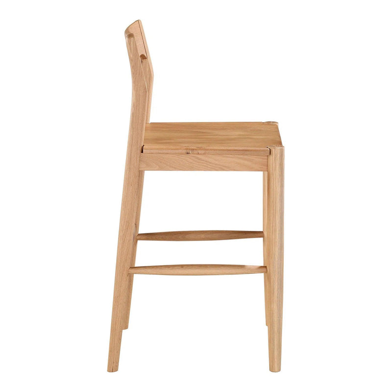 Owing Wood Counter Stool Counter Stools LOOMLAN By Moe's Home