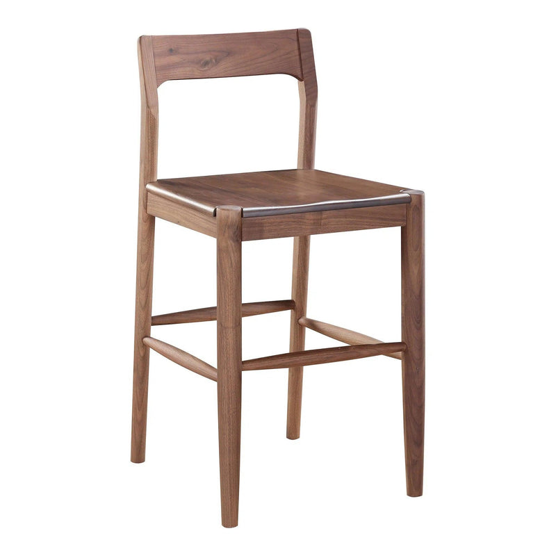 Owing Wood Counter Stool Counter Stools LOOMLAN By Moe's Home