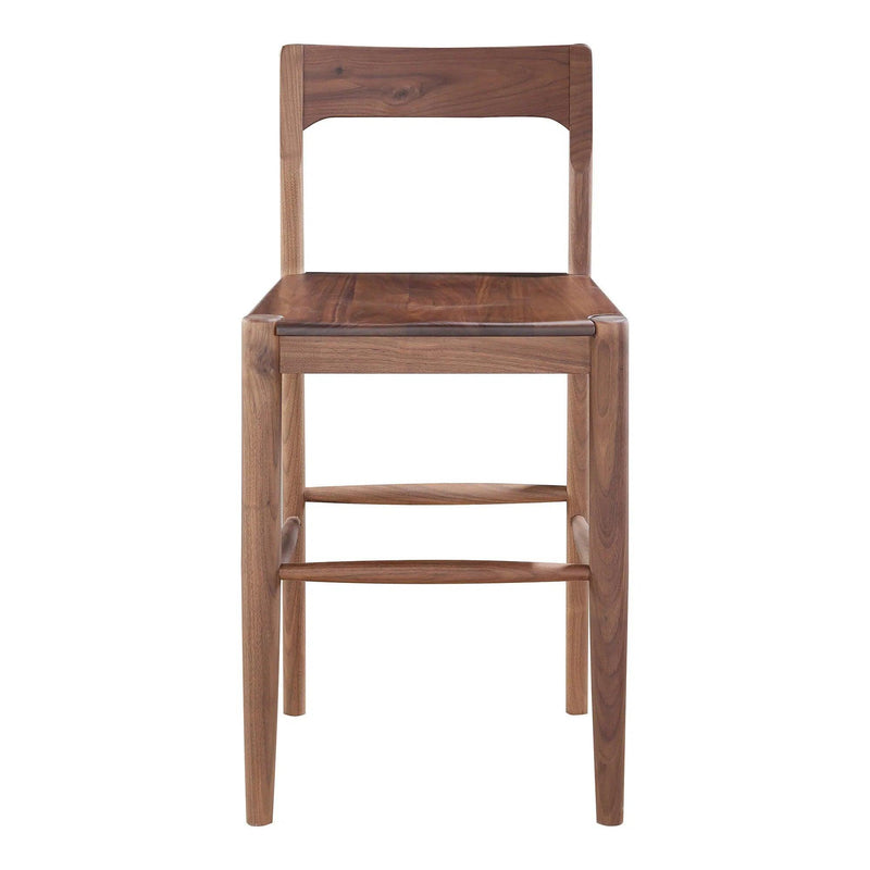 Owing Wood Counter Stool Counter Stools LOOMLAN By Moe's Home