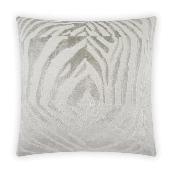 Paddy Pearl Grey Throw Pillow With Insert Throw Pillows LOOMLAN By D.V. Kap