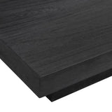 Padula Wood Black Square Cocktail Table