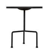 Paige Black Steel Round Side Table Side Tables LOOMLAN By Noir