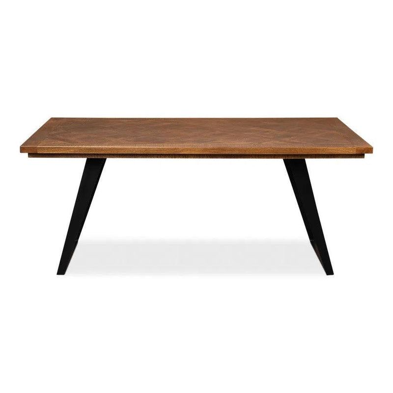 Paige Parquet Top Dining Table Dining Tables LOOMLAN By Sarreid