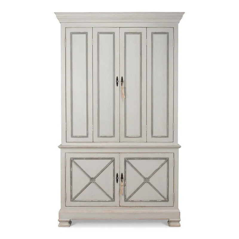 Painted Directoire Style Cupboard Sideboards LOOMLAN By Sarreid