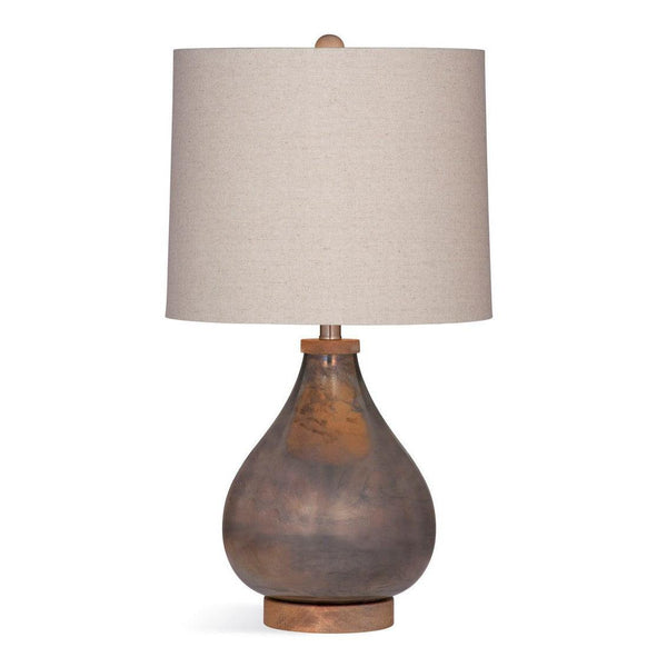 Paisley Glass Brown Table Lamp Table Lamps LOOMLAN By Bassett Mirror