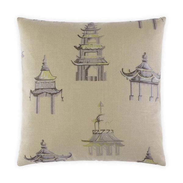 Palacio Brown Throw Pillow With Insert Throw Pillows LOOMLAN By D.V. Kap