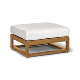 Palm Beach Poly Lumber Square Ottoman With Sunbrella Cushion Outdoor Ottomans LOOMLAN By Breezesta