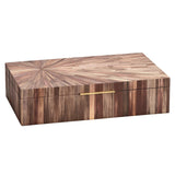 Palm Marquetry Decorative Box