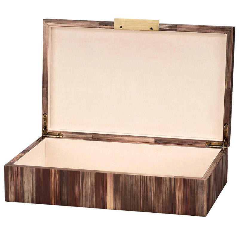 Palm Marquetry Decorative Box