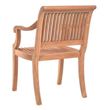 Palm Teak Outdoor Dining Armchair Outdoor Dining Chairs LOOMLAN By HiTeak