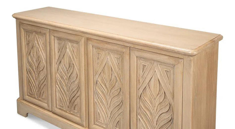 Palmieri Four Door Sideboard Cabinet For Living Room Sideboards LOOMLAN By Sarreid